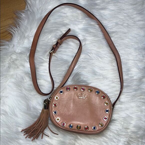 Kate Spade Crossbody Bag Leather Devoe Street Tinley - Picture 1 of 11